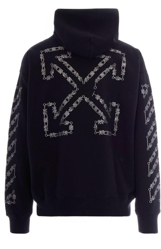 26SS 오프화이트 후드 티셔츠 1200189759617 BLACK - OFF WHITE