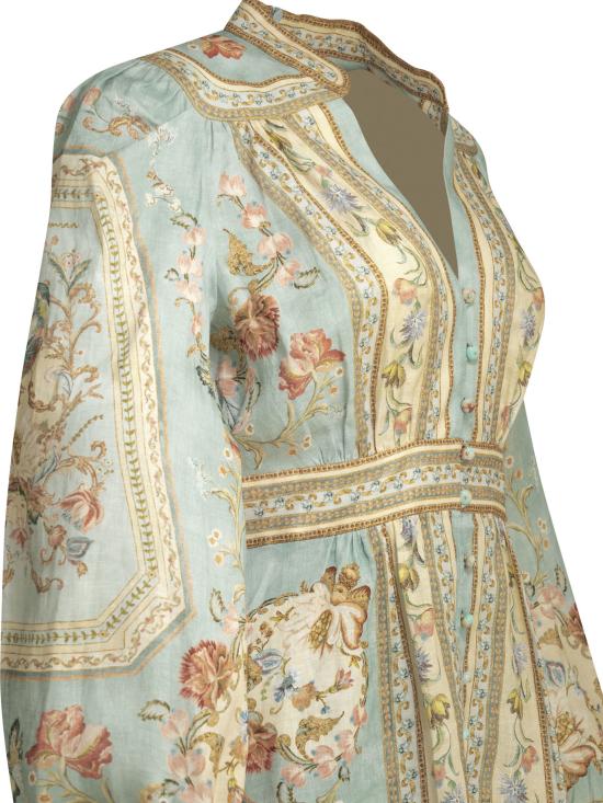 26FW 짐머만 롱 원피스 3501DSS264BTPF Light blue - ZIMMERMANN