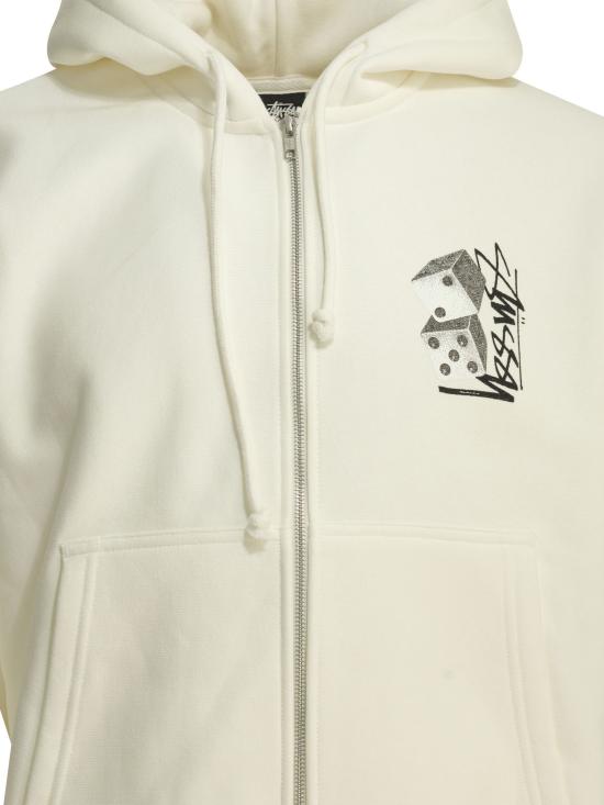 26FW 스투시 후드 티셔츠 19751871230 White - STUSSY