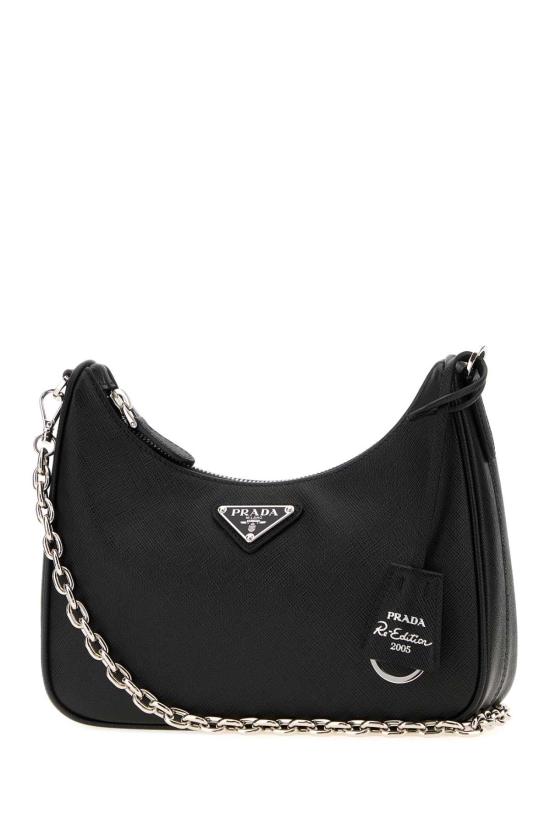 26FW 프라다 리에디션 레더 숄더백 1BH204VV2PNZV F0002 Black - PRADA