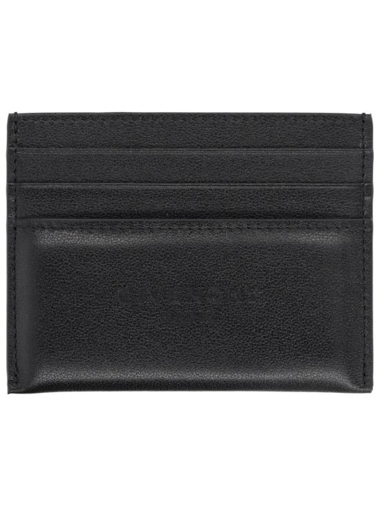 26FW 지방시 레더 안티고나 스탬프 카드 홀더 BK60G0K21L 001 BLACK - GIVENCHY