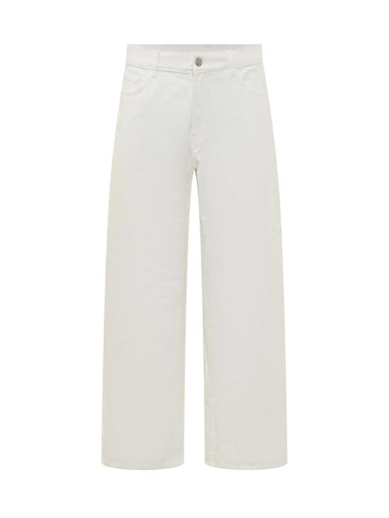 26SS 팜앤젤스 스트레이트 팬츠 PMYA049S26DEN007 0310 OFF WHITE BLACK
