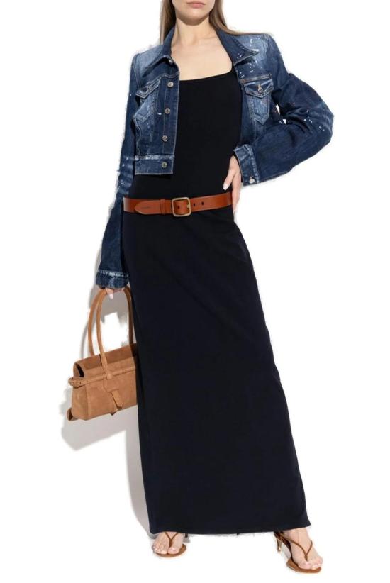 26SS 디스퀘어드2 롱 원피스 S72CV0728D13217 524 NAVY BLUE - DSQUARED2