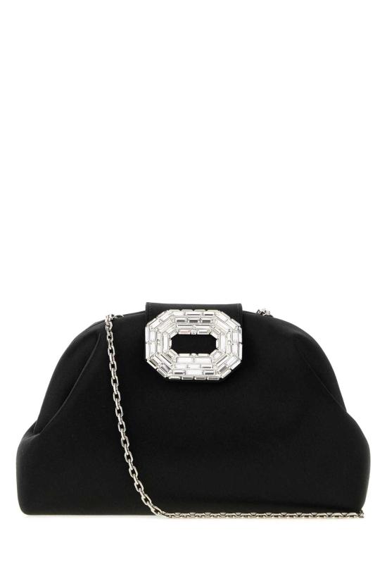 26SS 아미나 무아디 클러치/파우치 CAMELIABAG BLACKSILVER Black