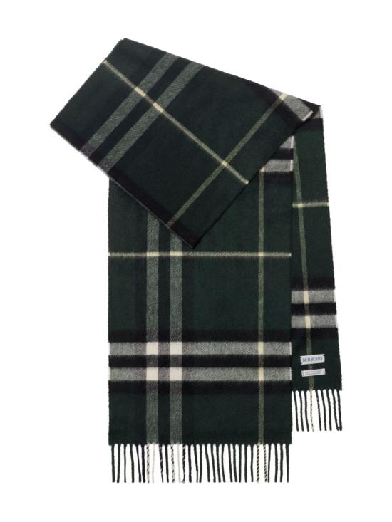 26FW 버버리 체크 캐시미어 스카프 8112629 C1221 Anchor green