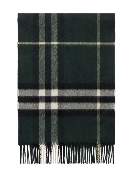 26FW 버버리 체크 캐시미어 스카프 8112629 C1221 Anchor green - BURBERRY