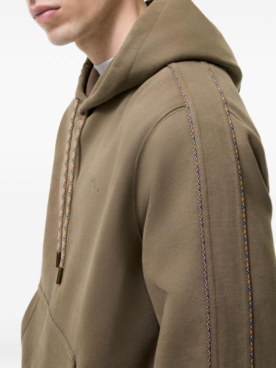 26FW 버버리 후드 티셔츠 8127603 C5319 Finch brown - BURBERRY