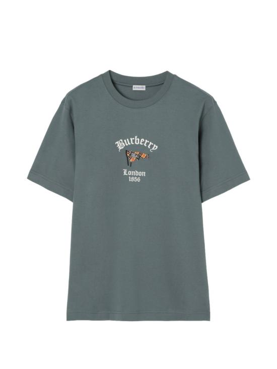 26FW 버버리 반팔 티셔츠 8128199 C5318 Seafarer blue