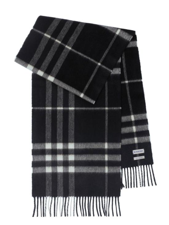 26FW 버버리 체크 캐시미어 스카프 8094741 C1343 Black calico