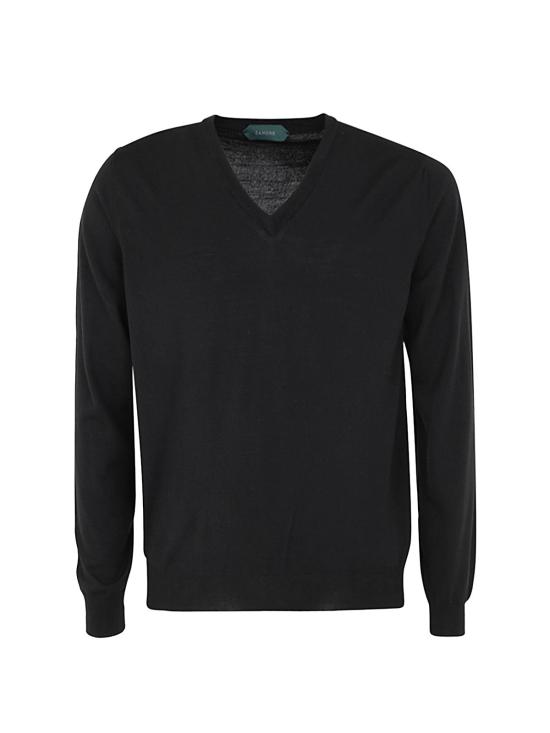 26FW 자노네 스웨터 810159 Z0290 091 N3017 BLACK