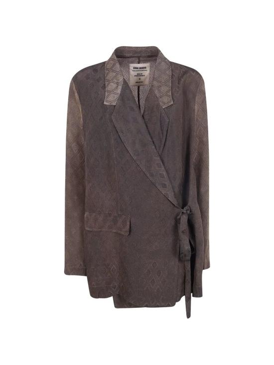 26FW 우마 왕 수트 자켓 UP6006 098 UW690 DARK BROWN - UMA WANG