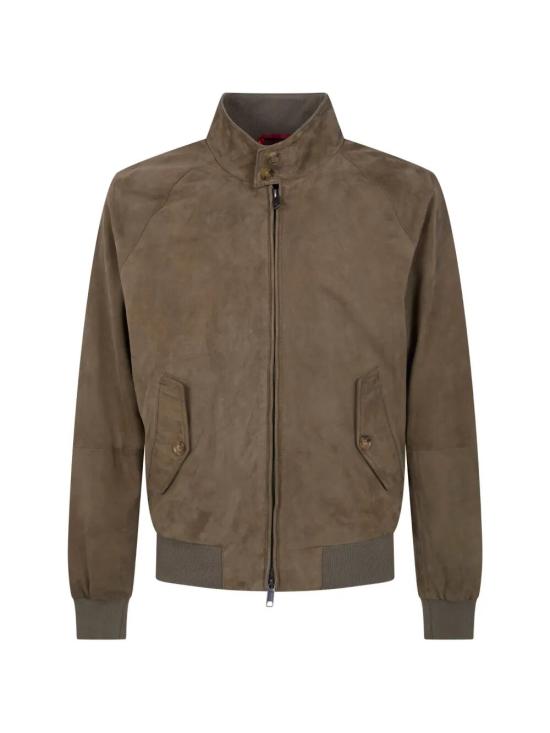 26FW 바라쿠타 G9 스웨이드 자켓 BRCPS0939 UT2623 098 6014 LICHEN GREEN - BARACUTA