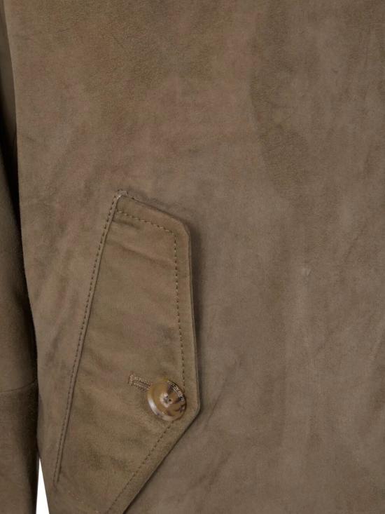 26FW 바라쿠타 G9 스웨이드 자켓 BRCPS0939 UT2623 098 6014 LICHEN GREEN - BARACUTA