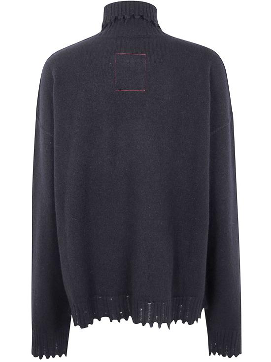 26FW 우마 왕 터틀넥 UK7154 097 UW900 BLACK - UMA WANG