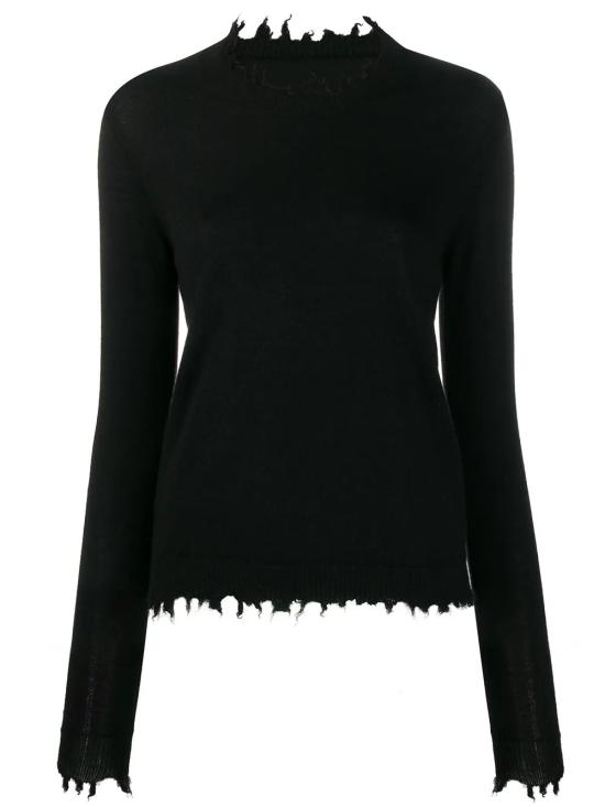 26FW 우마 왕 터틀넥 UK7154 097 UW900 BLACK - UMA WANG