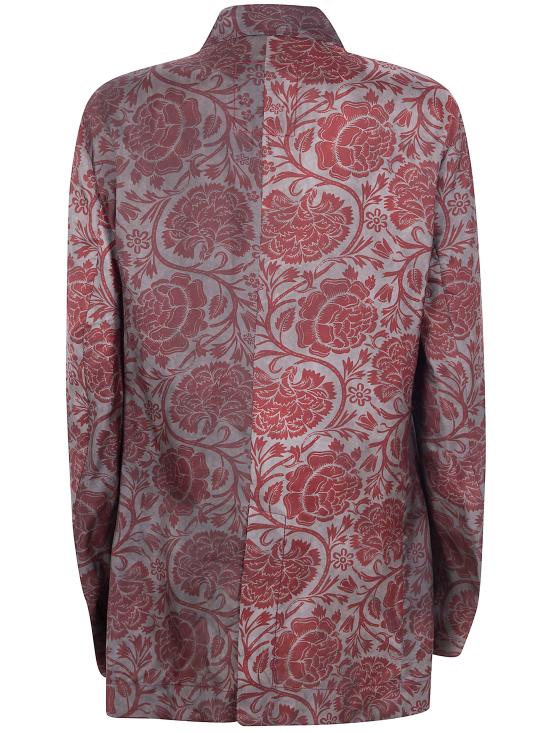 26FW 우마 왕 수트 자켓 UP6007 098 UW087 GREY RED - UMA WANG