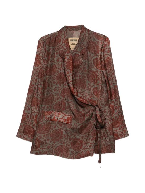 26FW 우마 왕 수트 자켓 UP6007 098 UW087 GREY RED - UMA WANG