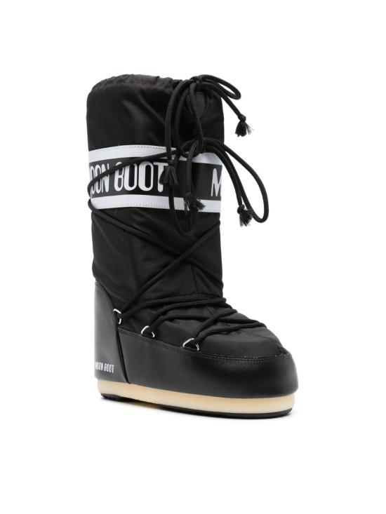 26FW [키즈] 문부츠 아이콘 나일론 부츠 1400440 095 BLACK - MOON BOOT