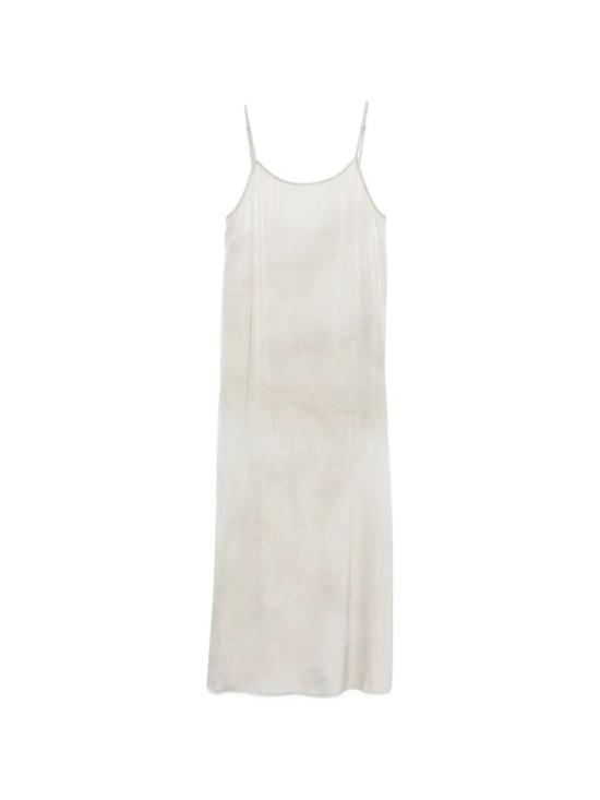 26FW 우마 왕 롱 원피스 UW5084 098 UW108 WHITE PEARL - UMA WANG