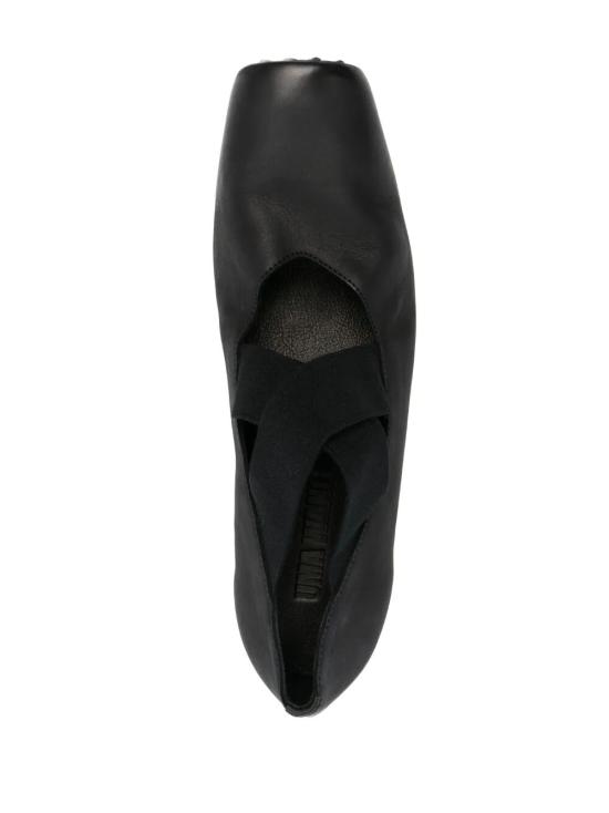 26FW 우마 왕 플랫 슈즈 US9001 096 UW900 BLACK - UMA WANG
