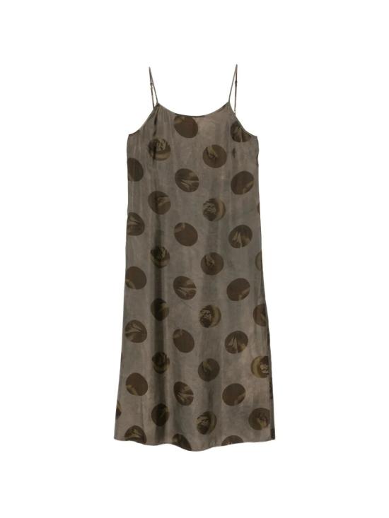 26FW 우마 왕 미디 원피스 UP5017 098 UW086 GREY BROWN - UMA WANG