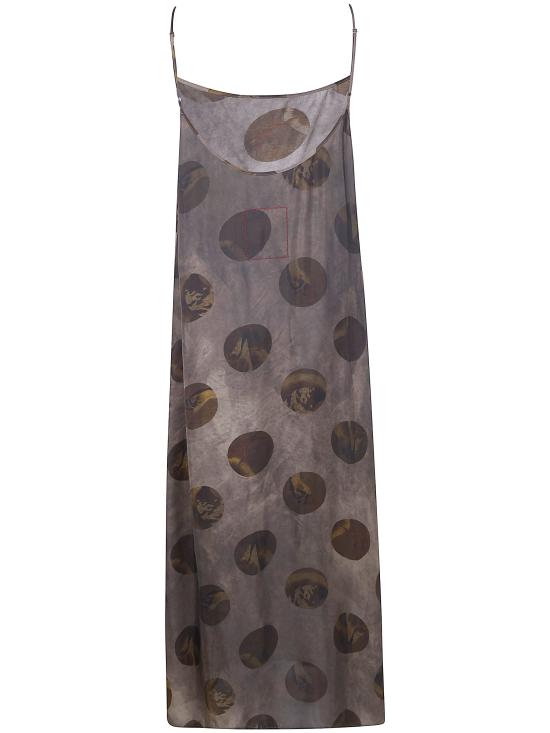 26FW 우마 왕 미디 원피스 UP5017 098 UW086 GREY BROWN - UMA WANG