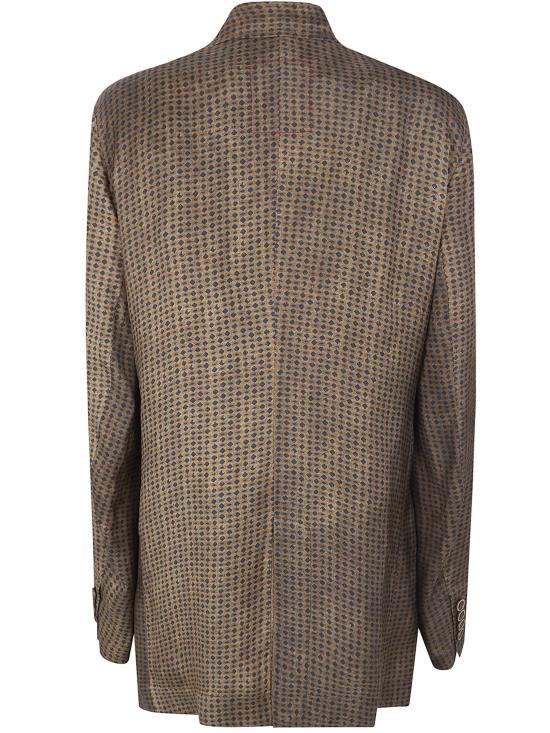 26FW 우마 왕 수트 자켓 UW6041 098 UW243 MUSTARD BLUE - UMA WANG