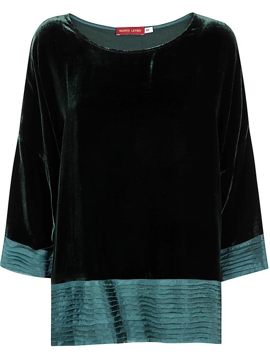 26FW 비앙코 르브랭 블라우스 S477 095 V05 BOTTLE GREEN