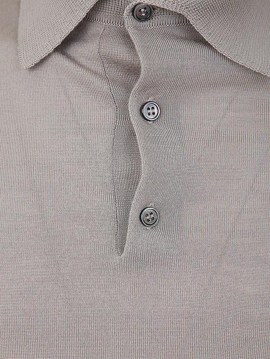 26FW 필리포 드 로렌티스 폴로 티셔츠 PL1ML LSC18R 920 TAUPE - FILIPPO DE LAURENTIIS