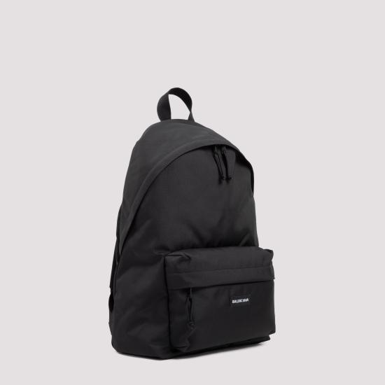 26FW 발렌시아가 로고 패치 익스플로러 백팩 503221 2VZ37 1000 BLACK - BALENCIAGA