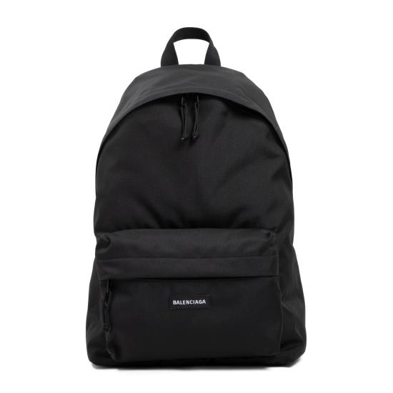 26FW 발렌시아가 로고 패치 익스플로러 백팩 503221 2VZ37 1000 BLACK - BALENCIAGA