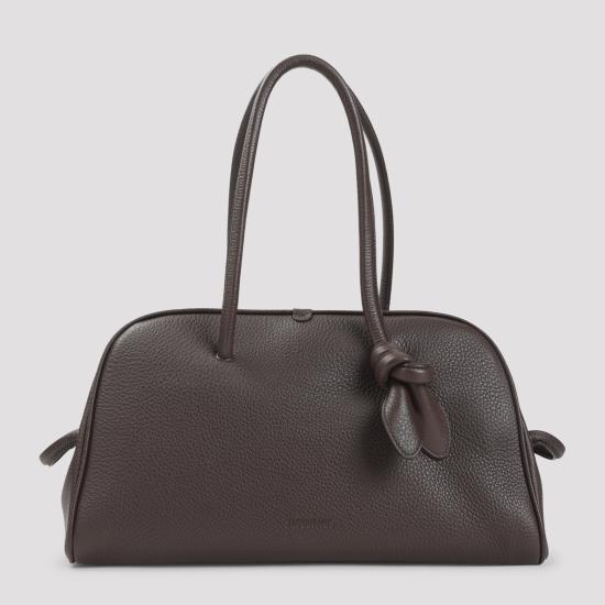 26FW 자크뮈스 투리스모 소프트 볼링백 BAU00417AC03A03 880 DARK BROWN