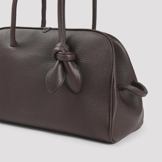 26FW 자크뮈스 투리스모 소프트 볼링백 BAU00417AC03A03 880 DARK BROWN - JACQUEMUS