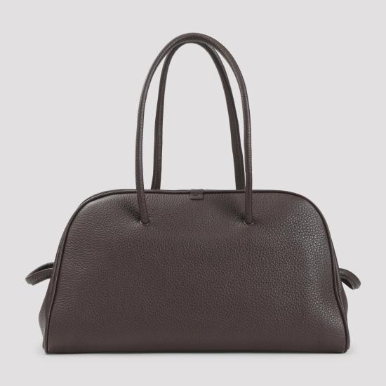 26FW 자크뮈스 투리스모 소프트 볼링백 BAU00417AC03A03 880 DARK BROWN - JACQUEMUS