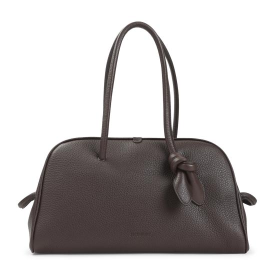 26FW 자크뮈스 투리스모 소프트 볼링백 BAU00417AC03A03 880 DARK BROWN - JACQUEMUS