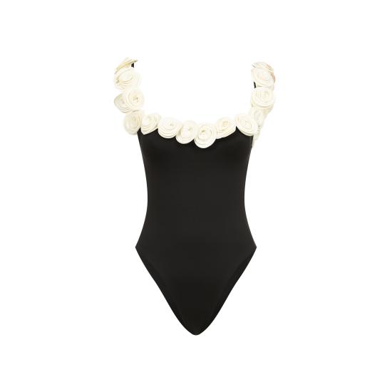 26FW 라 레베체 원피스 수영복 LR25HL BLACK IVORY - LA REVECHE