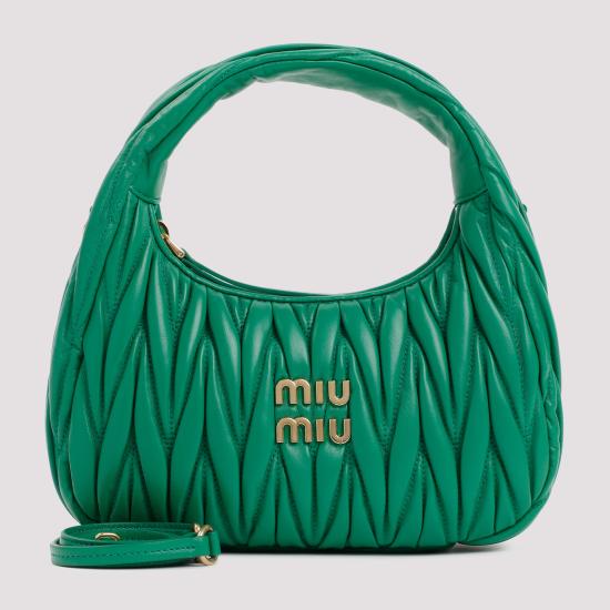 26FW 미우미우 마틀라쎄 완더 레더 토트백 5BC125VOOY AN88 F0458 MANGO - MIU MIU