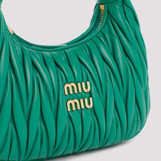 26FW 미우미우 마틀라쎄 완더 레더 토트백 5BC125VOOY AN88 F0458 MANGO - MIU MIU