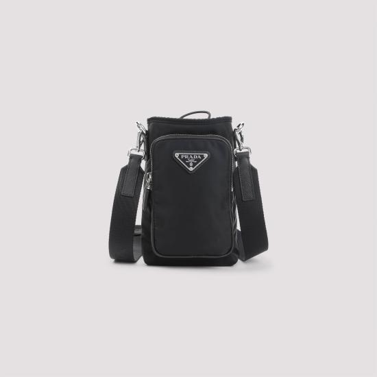 26FW 프라다 리나일론 스마트폰 케이스 2ZH155 2DMI F0002 NERO - PRADA