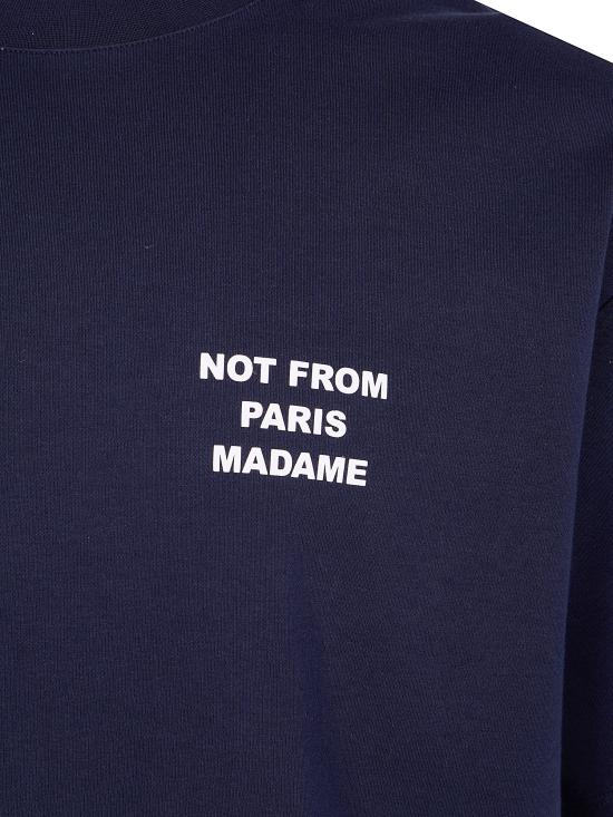 26FW 드롤드무슈 반팔 티셔츠 PERM TS203 CO002 099 NAVY - DROLE DE MONSIEUR