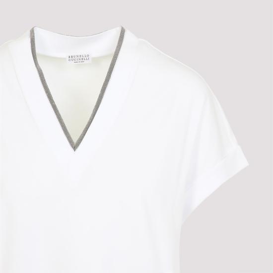 26FW 브루넬로 쿠치넬리 스웨터 M0T18BD222 C159 BIANCO - BRUNELLO CUCINELLI