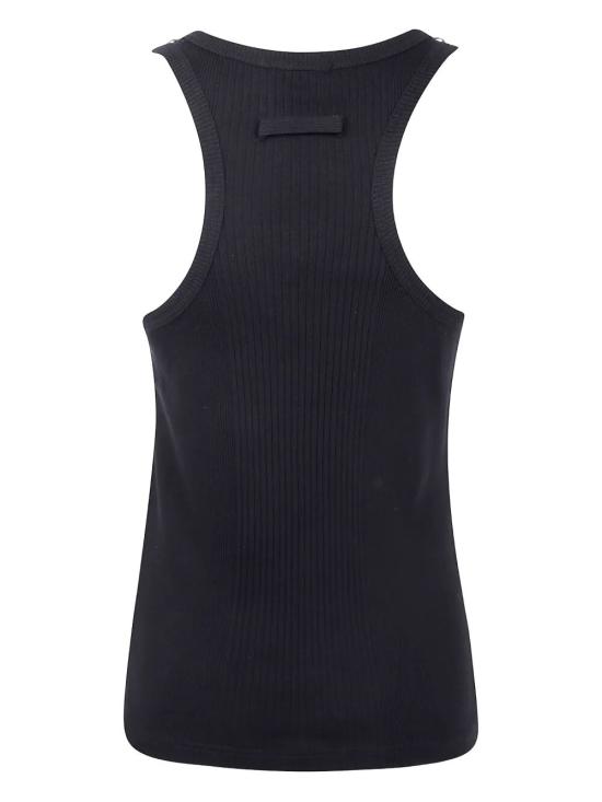 26FW 장 폴 고티에 민소매 티셔츠 25 03 U TO380 J014 098 00 BLACK - JEAN PAUL GAULTIER