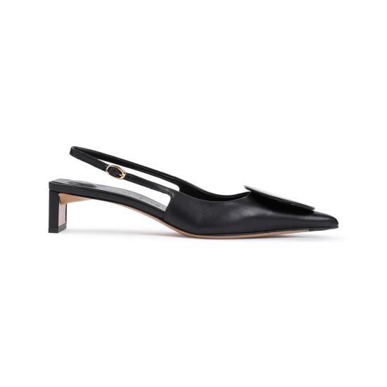 26FW 자크뮈스 힐/펌프스 FOW00076AC27L26 990 BLACK - JACQUEMUS