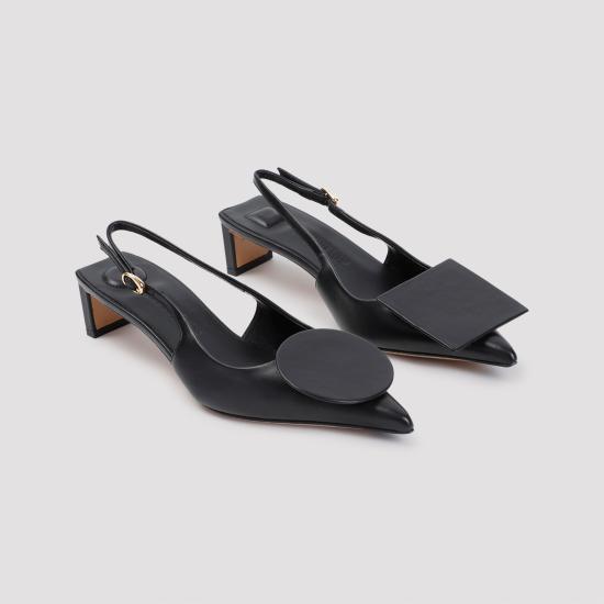 26FW 자크뮈스 힐/펌프스 FOW00076AC27L26 990 BLACK - JACQUEMUS