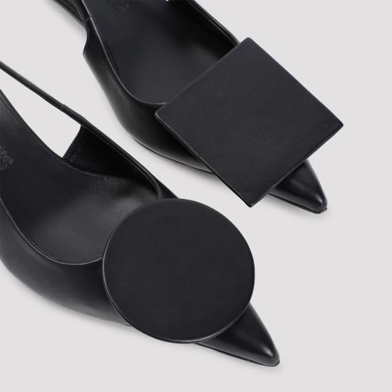 26FW 자크뮈스 힐/펌프스 FOW00076AC27L26 990 BLACK - JACQUEMUS