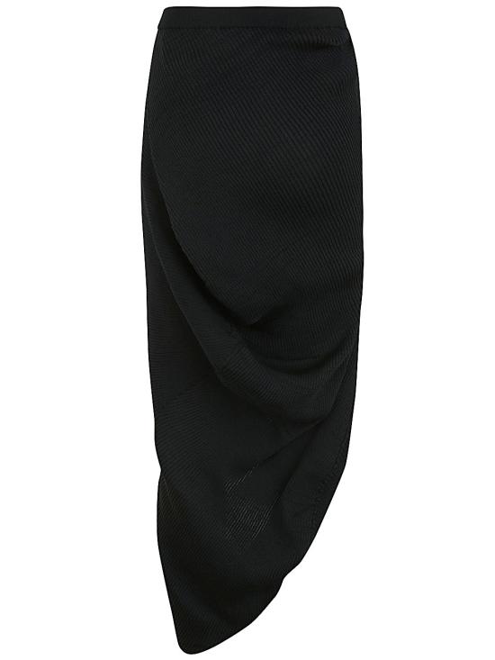 26FW 이세이 미야케 미디 스커트 IM46KG815 79 DARK NAVY - ISSEY MIYAKE