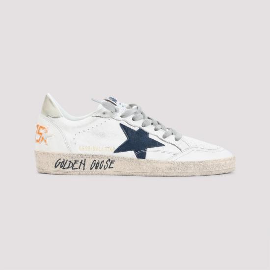 26FW 골든구스 볼스타 스니커즈 GMF00117 F007571 11660 WHITE BLUE ICE - GOLDEN GOOSE