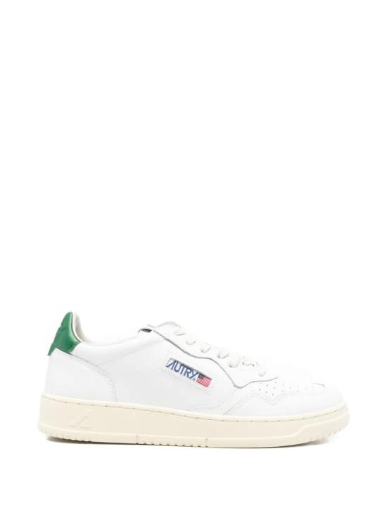 26FW 오트리 메달리스트 로우 스니커즈 AULM LL20 098 WHITE GREEN
