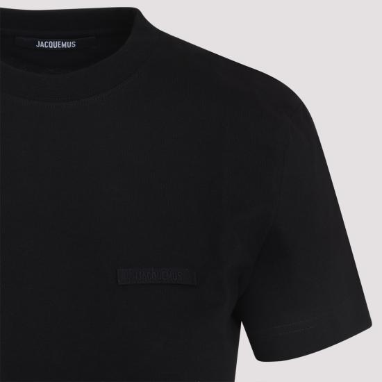 26FW 자크뮈스 그로그랭 로고 솟슬리브 티셔츠 TSW00550AJ00029 990 BLACK - JACQUEMUS