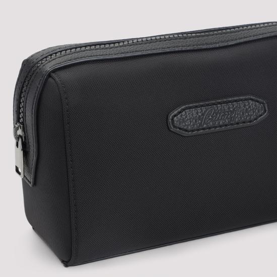 26FW 브리오니 뷰티 케이스 OH2L0L OA714 1010 BLACK BLACK - BRIONI